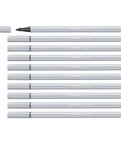 Pennarelli Stabilo Pen 68 Grigio chiaro (10 Pezzi)