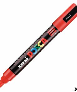 Pennarello POSCA PC-5M Rosso (6 Unità)