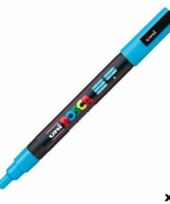 Pennarello POSCA PC-3M Azzurro Azzurro Chiaro (6 Unità)