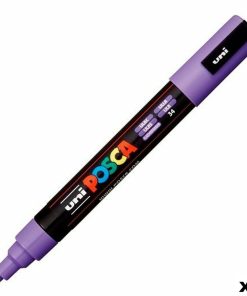 Pennarello POSCA PC-5M Lilla (6 Unità)