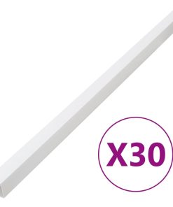 vidaXL Installationsrohre 40x25 mm 30 m PVC