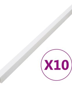 vidaXL Installationsrohre 100x60 mm 10 m PVC