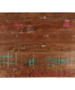 vidaXL Tablero mesa rectangular madera maciza reciclada 70x50x3,8 cm