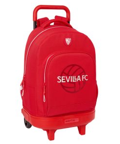 Trolley per la Scuola Sevilla Fútbol Club Rosso 33 x 45 x 22 cm