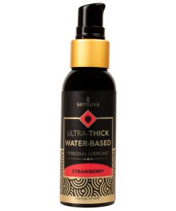 Lubrificante Aromatizzato Ultra Thick Strawberry Sensuva