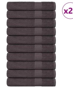 vidaXL Handtücher 25 Stk. Anthrazit 100x200 cm 360 g/m² 100% Baumwolle
