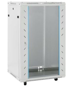 vidaXL 18U Netzwerkschrank auf Rollen 19" IP20 60x60x100 cm