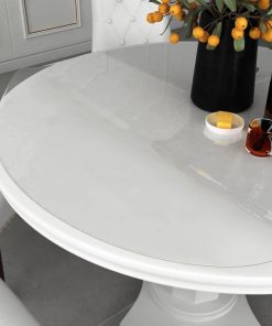 vidaXL Tischfolie Transparent Ø 70 cm 2 mm PVC