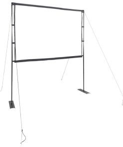 vidaXL Beamer Leinwand mit Ständer 100 Zoll 4:3