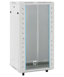 vidaXL 22U Netzwerkschrank 19" IP20 Grau 60x60x120 cm