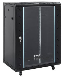 vidaXL 15U Netzwerkschrank auf Rollen 19" IP20 60x45x86 cm