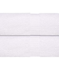 vidaXL Seiftücher 2 Stk. Weiß 30x30 cm 360 g/m² 100% Baumwolle