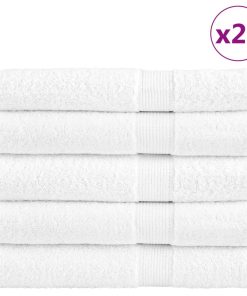 vidaXL Premium-Handtücher SOLUND 25 Stk. Weiß 100x200 cm 600 g/m²