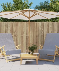 vidaXL Strandtücher 2 Stk. Grau 60x135 cm Stoff 400 GSM