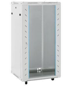 vidaXL 22U Netzwerkschrank auf Rollen 19" IP20 60x60x120 cm