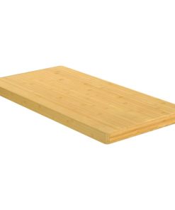 vidaXL Schneidebrett 80x40x4 cm Bambus