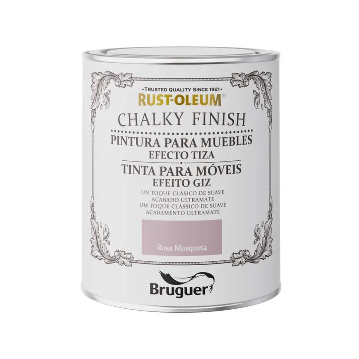 Pittura Bruguer Rust-oleum Chalky Finish 5733892 Mobili 750 ml Rosa Mosqueta