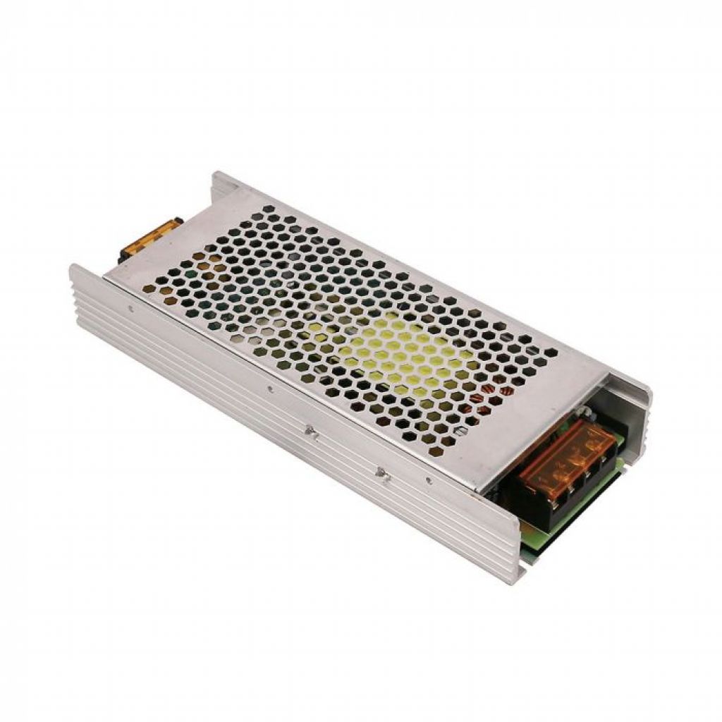 Slim Metal Power Supply 360w 12v 30a With 2 Outputs 208x82x32mm Ip20