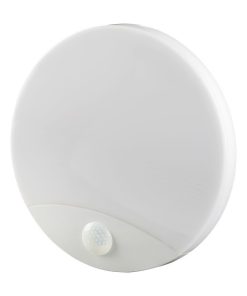 15w Led Pir Sensor Lamp Samsung Chip 3in1 Round White Body Ip44