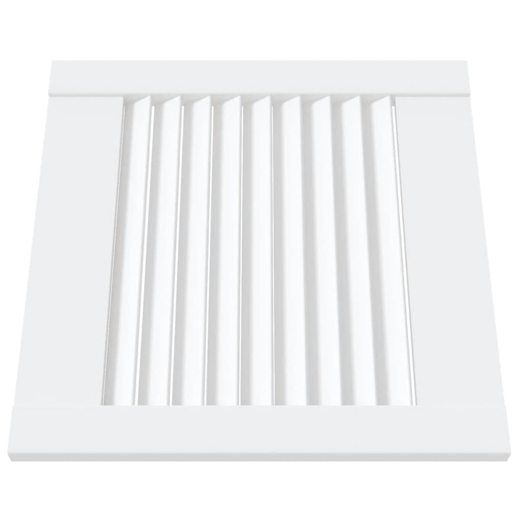 Ante A Lamelle 4 Pz Bianche 39,5x39,4 Cm In Legno Di Pino - Image 3