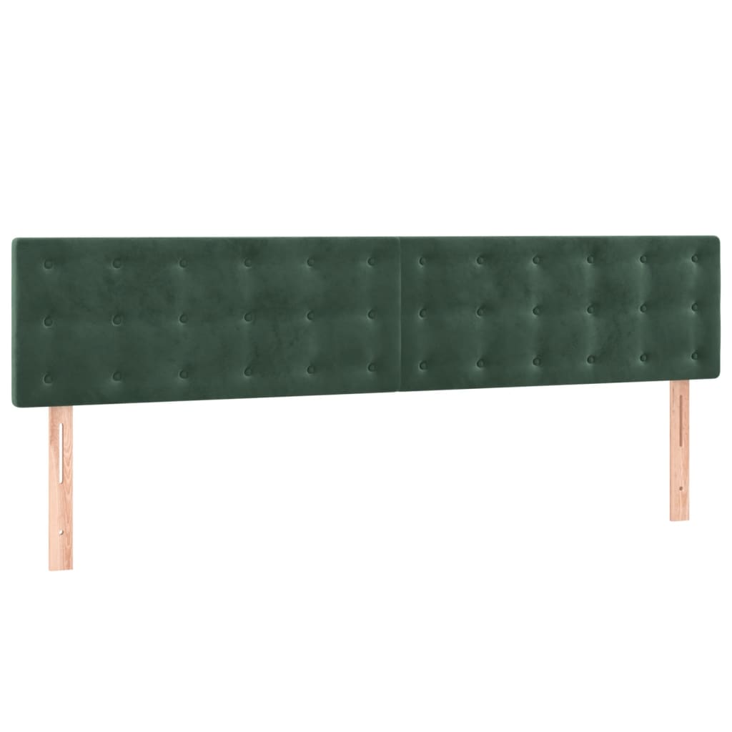 Giroletto A Molle Con Materasso Verde Scuro 180x200 Cm Velluto - Image 6