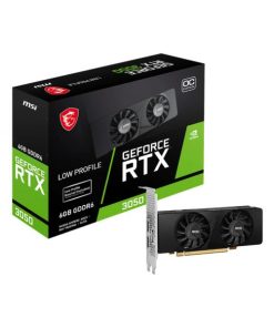 Msi Vga Geforce Rtx 3050, Rtx 3050 Lp 6g Oc, 6gb Gddr6, Hdmi*2/dp, Atx, Dual Fan, oc