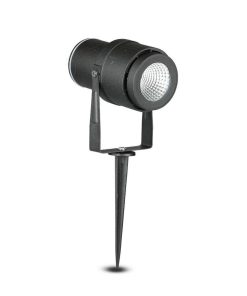 12w Led Garden Spike Lamp Black Body Green