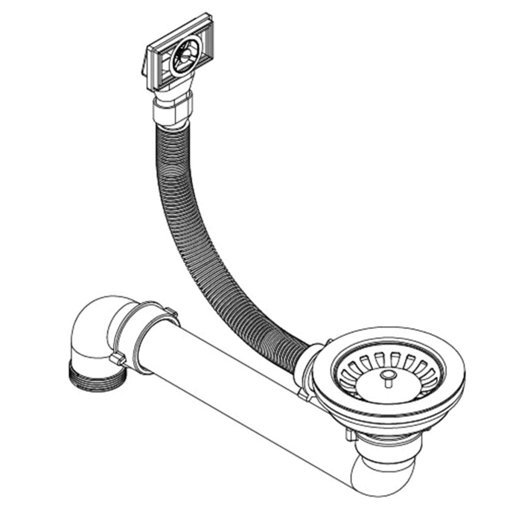 Lavello Da Cucina In Granito Vasca Singola Beige - Image 6