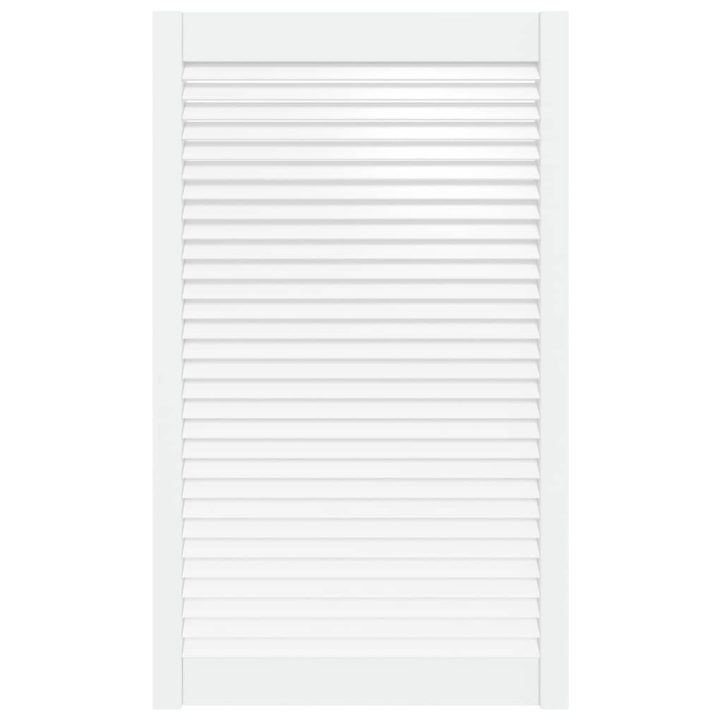 Anta A Lamelle Bianca 99,3x59,4 Cm In Legno Di Pino - Image 2