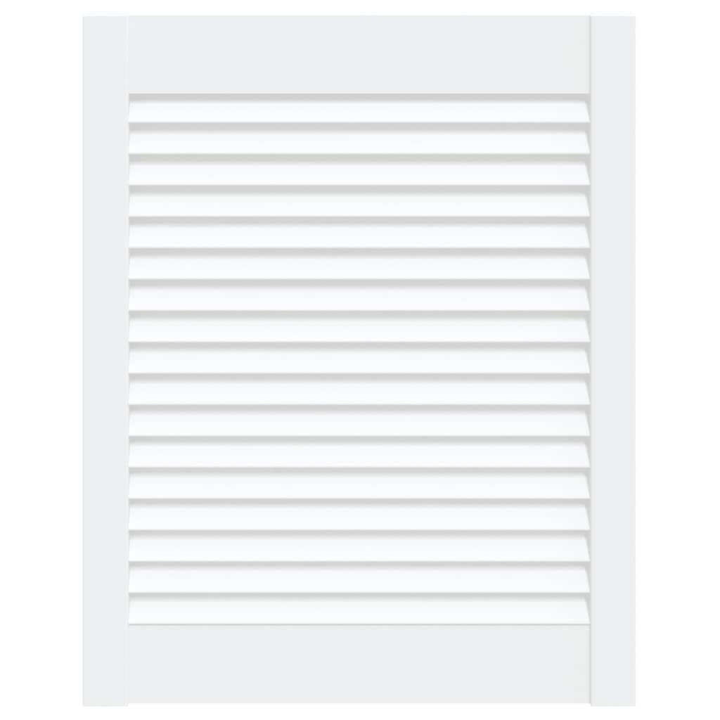 Anta A Lamelle Bianca 61,5x49,4 Cm In Legno Di Pino - Image 2