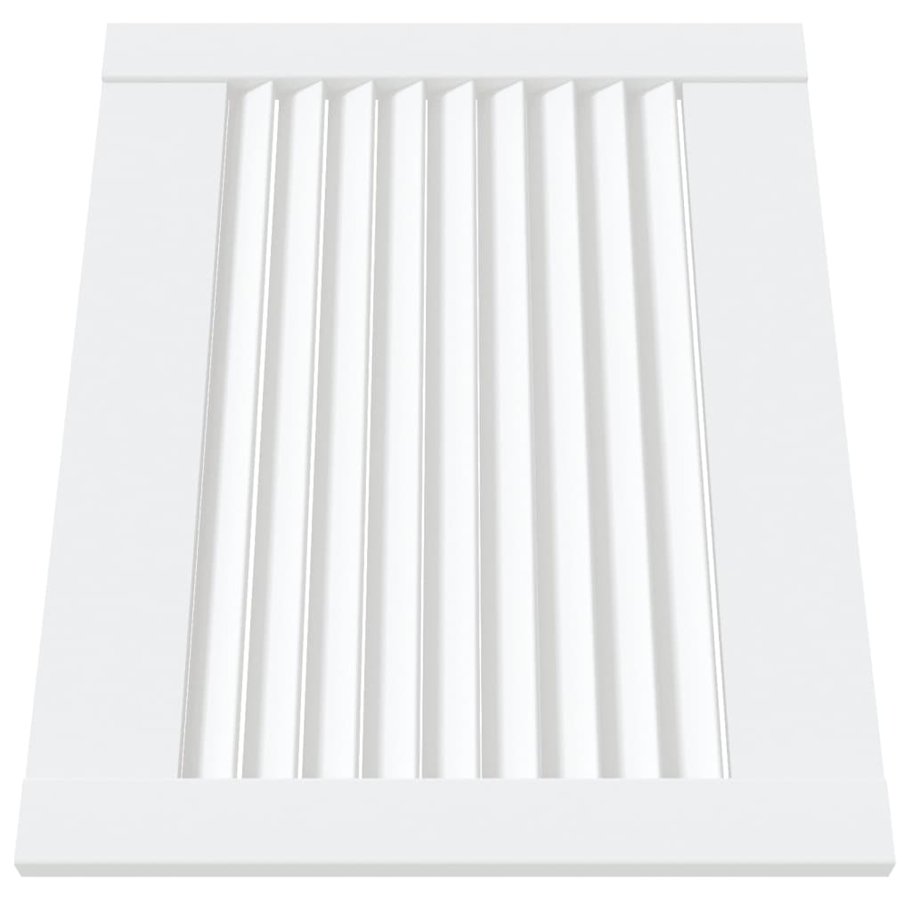 Anta A Lamelle Bianca 39,5x49,4 Cm In Legno Di Pino - Image 3