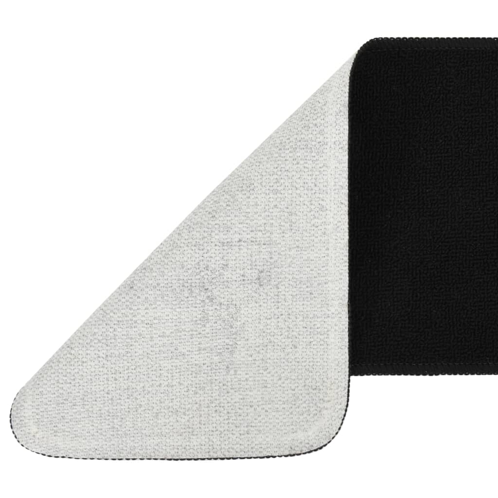 Tappetini Per Scale Antiscivolo 15 Pz 75x20cm Neri Rettangolari - Image 4