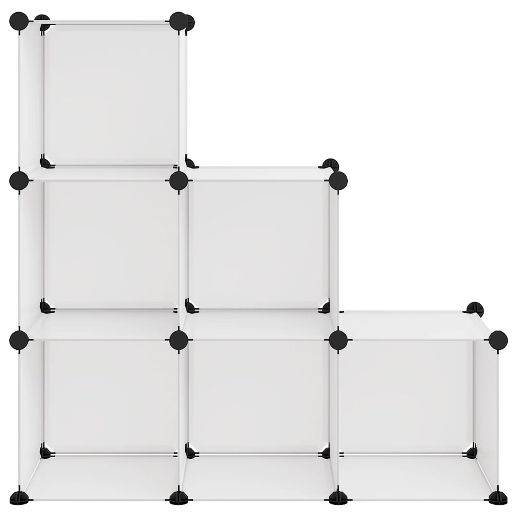 Organizzatore Portaoggetti Con 6 Cubi Trasparenti In pp - Image 3