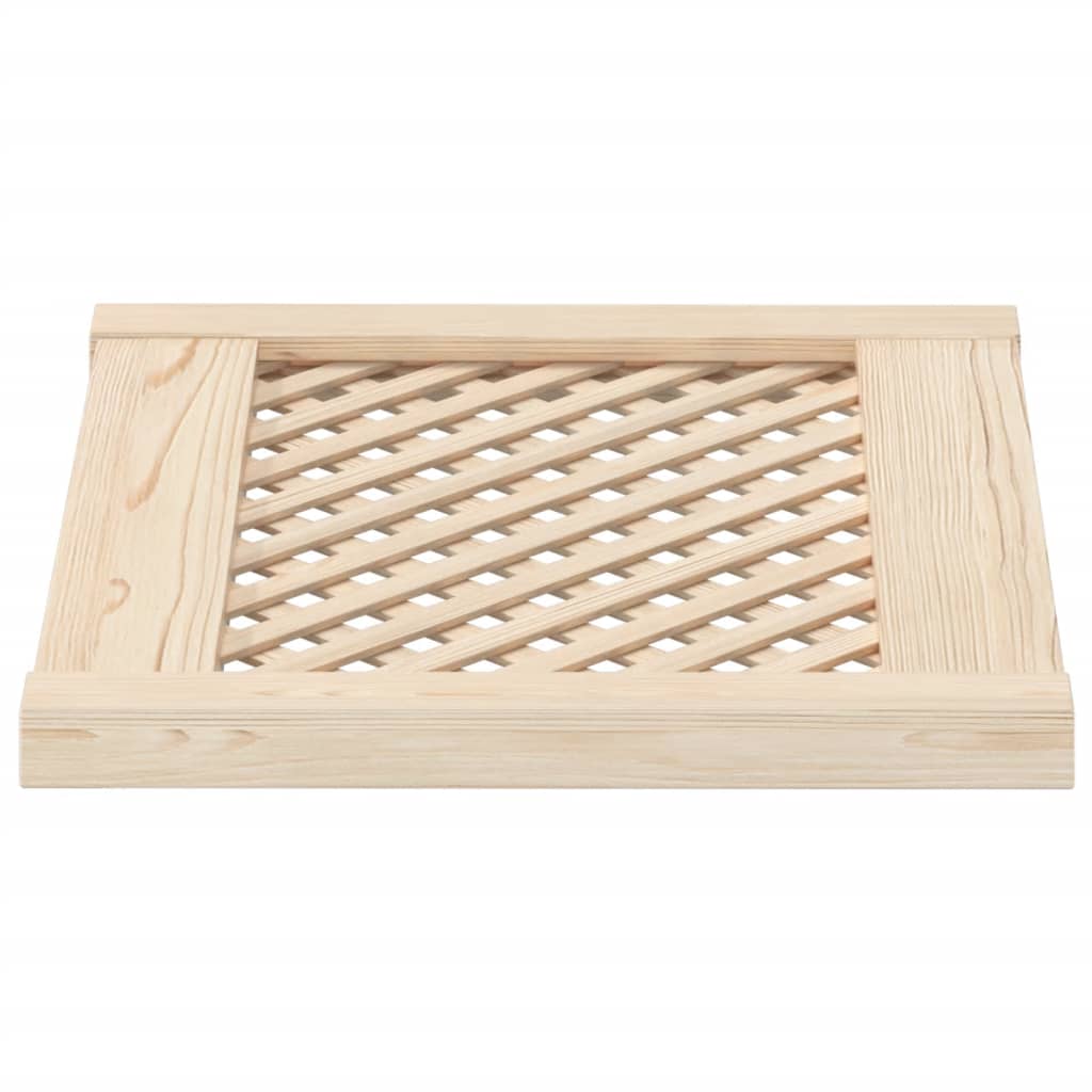 Ante Con Design A Reticolo 2 Pz 49,5x39,5 Cm In Legno Di Pino - Image 4