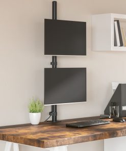 Supporto Per Monitor Doppio In Acciaio Vesa 75/100 mm
