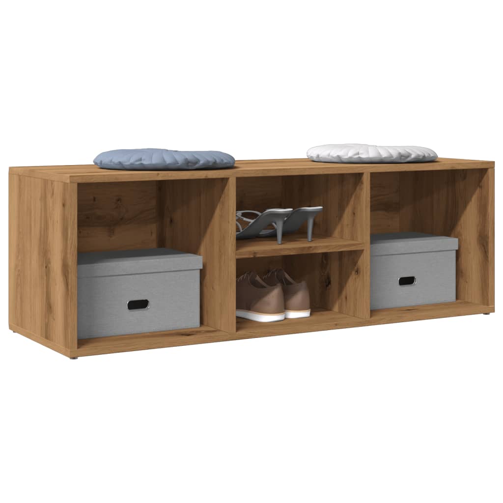 Scarpiera Rovere Artigianale 105x35x35 Cm In Legno Multistrato