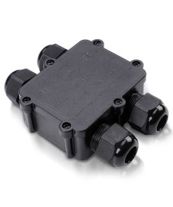 Waterproof Black 4 Pin Terminal Block 8 12mm Ip68