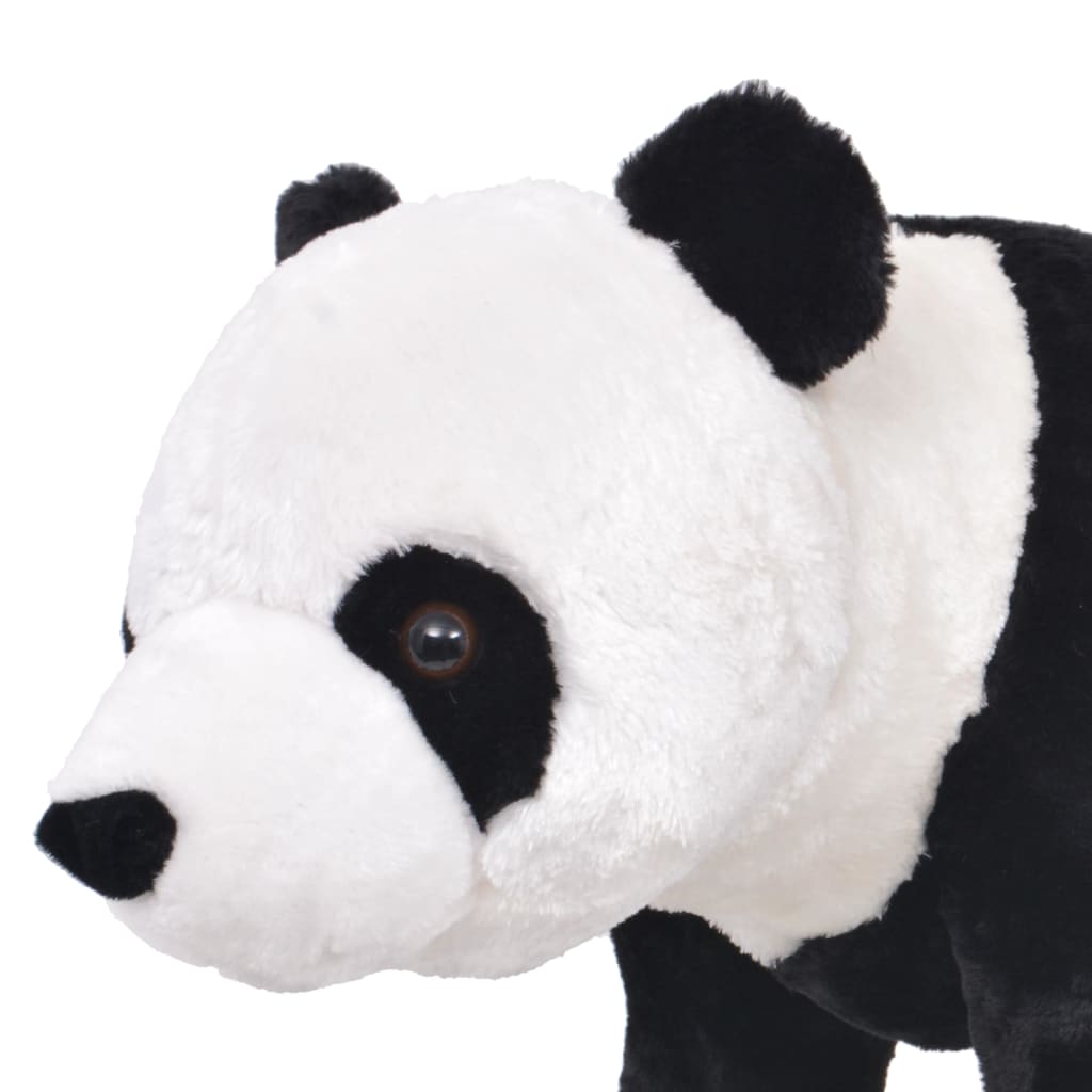 Panda In Peluche In Piedi Nero E Bianco Xxl - Image 3
