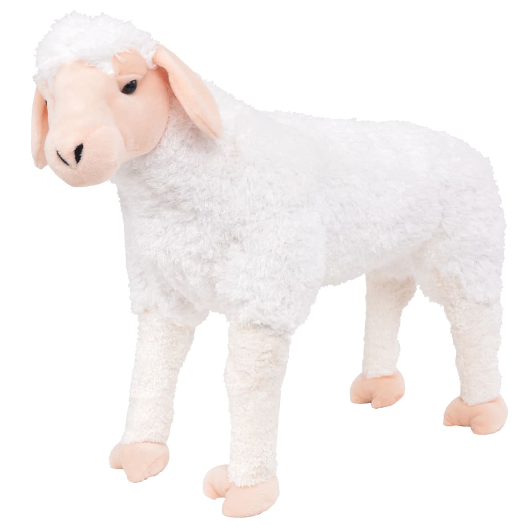 Pecora In Peluche In Piedi Bianca Xxl