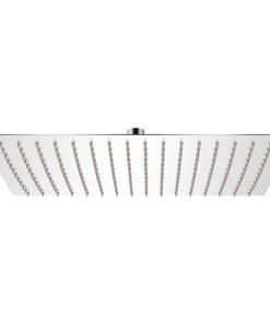 Testa Doccia A Pioggia In Acciaio Inox 30x40 Cm Rettangolare