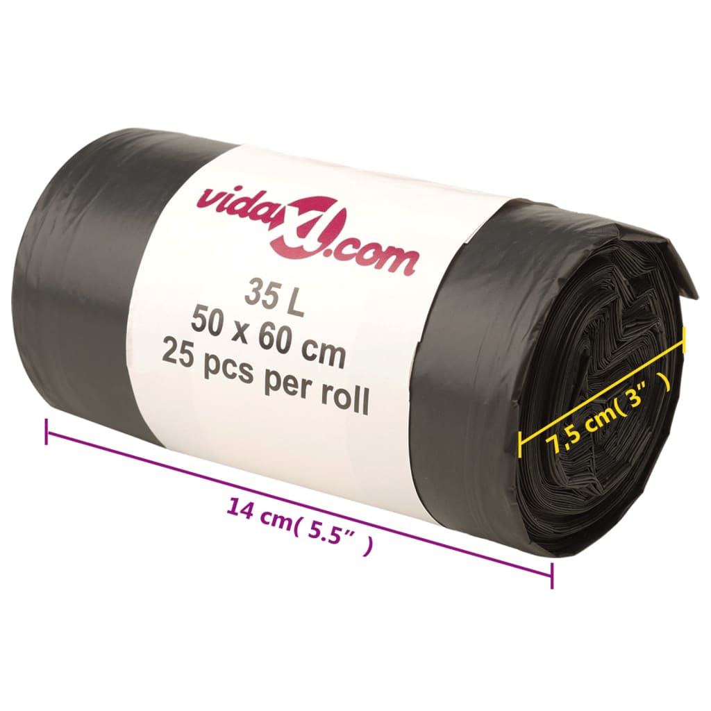 Sacchetti Per Cestini 250 Pz Neri 35 L - Image 6