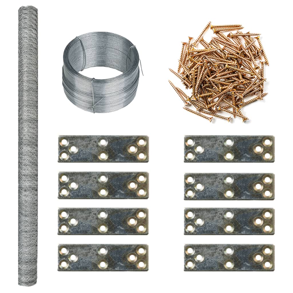 Estensione Pollaio 268x100x190 Cm In Metallo