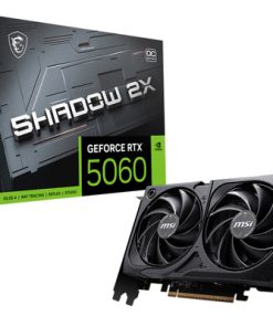 Msi Vga Geforce Rtx 5060, Rtx 5060 8g Shadow 2x Oc, 8gb Gddr7, Hdmi/dp*3, Atx, Dual Fan, Oc, Bulk ed