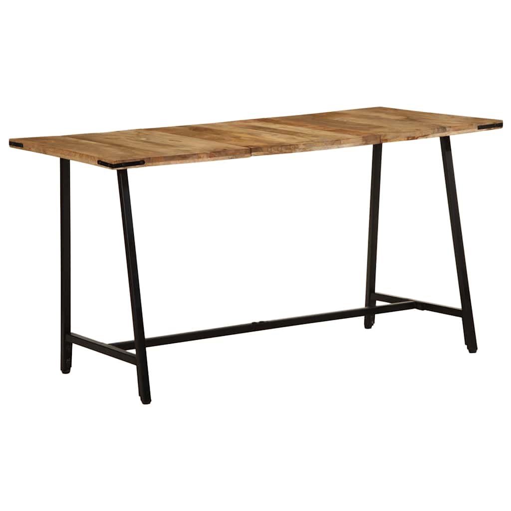 Tavolo Da Pranzo 140x70x75 Cm In Legno Massello Di Mango