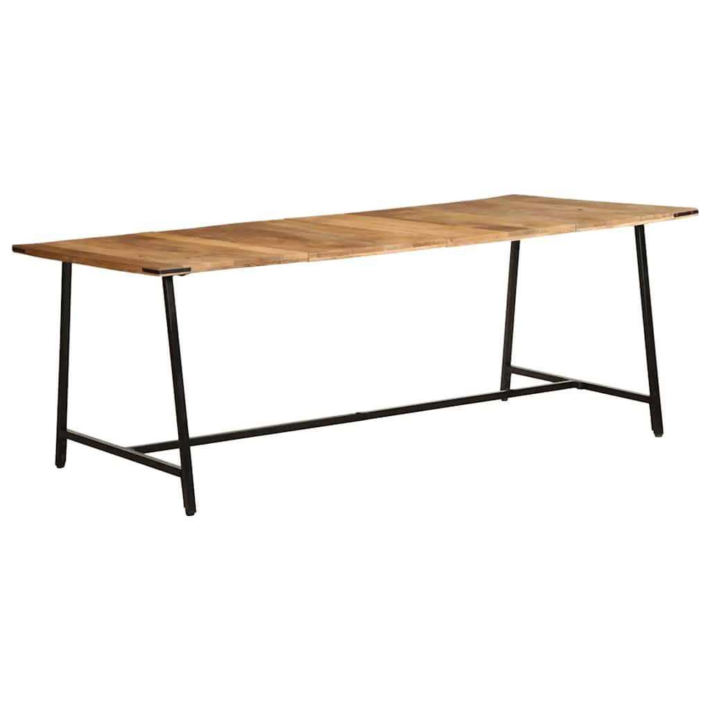 Tavolo Da Pranzo 200x100x75 Cm In Legno Massello Di Mango