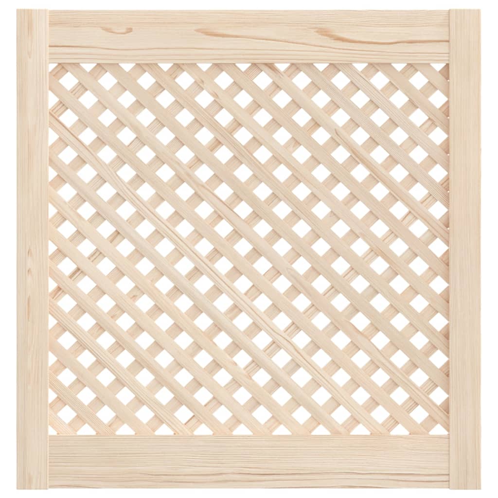 Ante Con Design A Reticolo 2 Pz 59,5x61,5 Cm In Legno Di Pino - Image 3