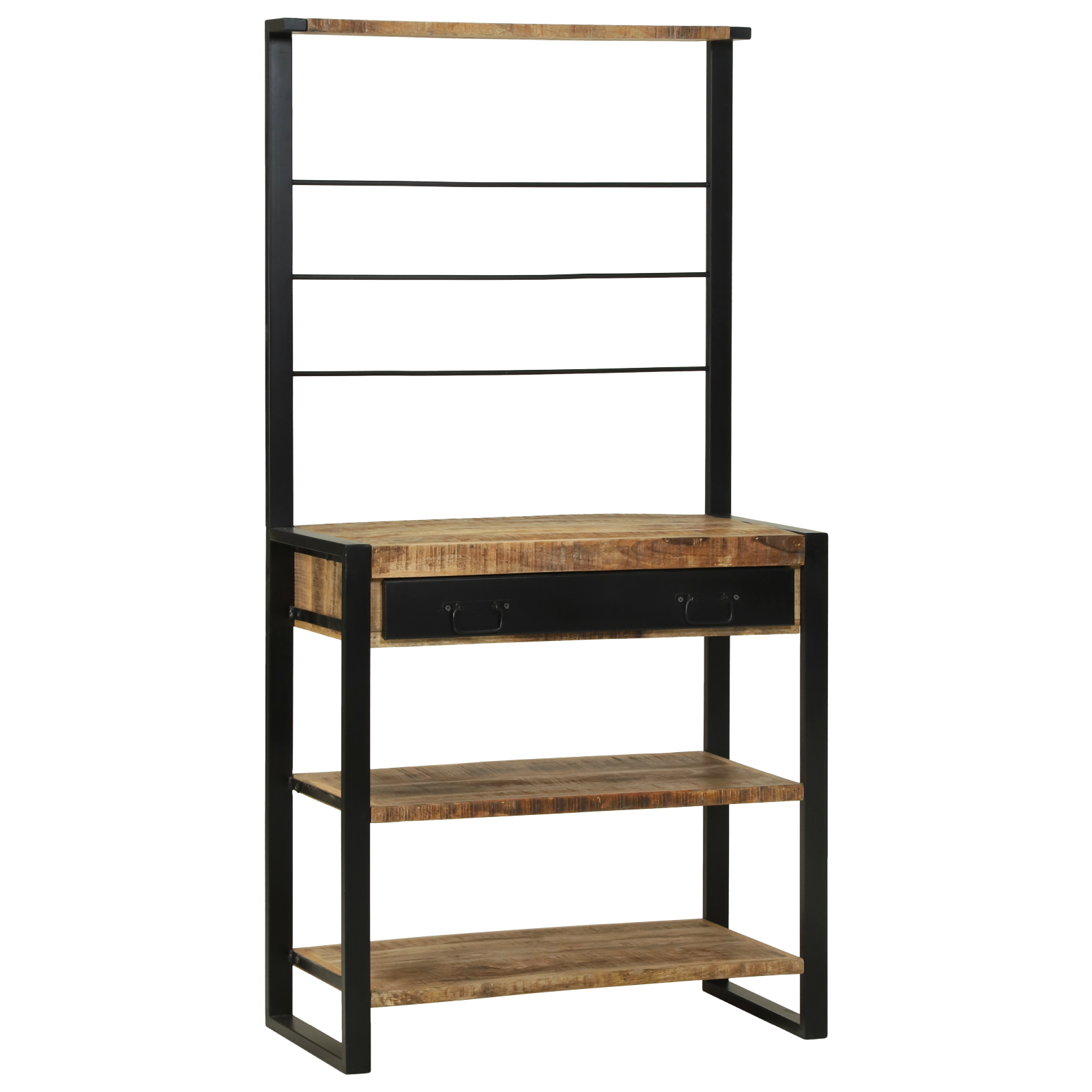 Scaffale Da Cucina Marrone 80 X 40 X 160 cm