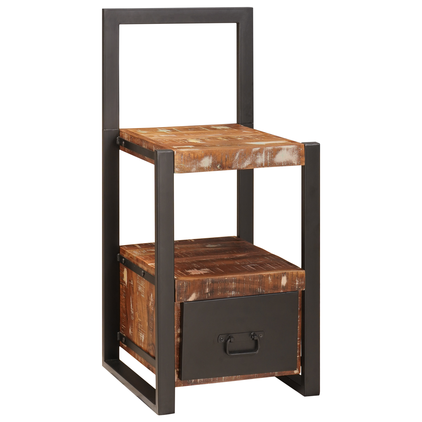 Appendiabiti Multicolore Legno Massello Di Recupero