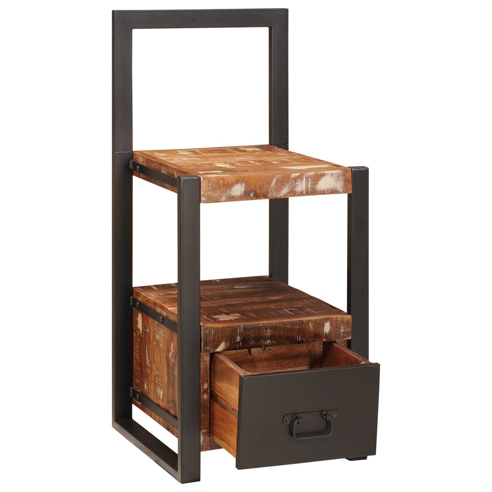 Appendiabiti Multicolore Legno Massello Di Recupero - Image 2