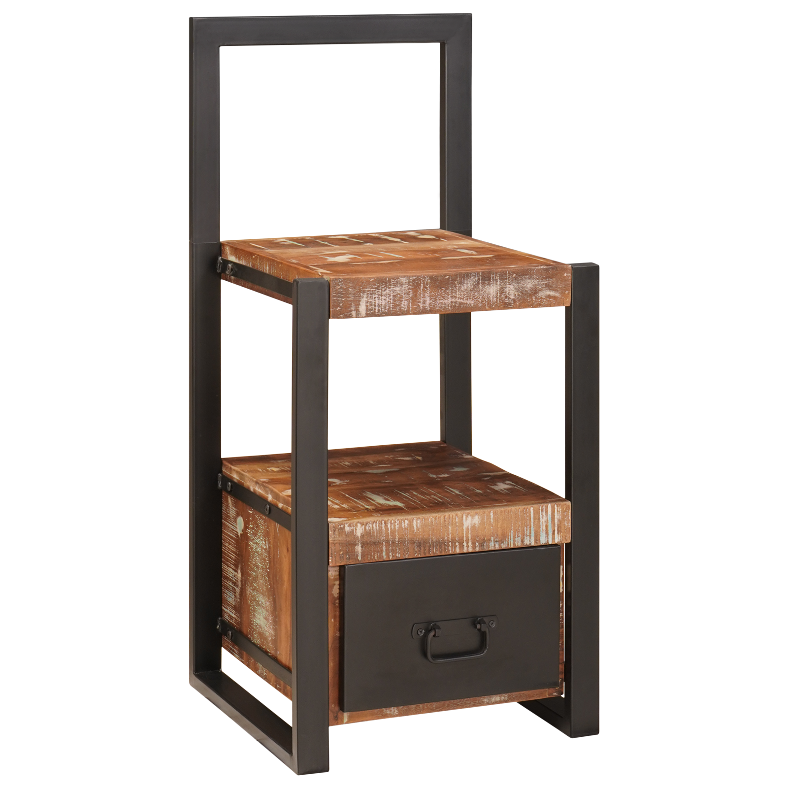 Appendiabiti Multicolore Legno Massello Di Recupero - Image 4